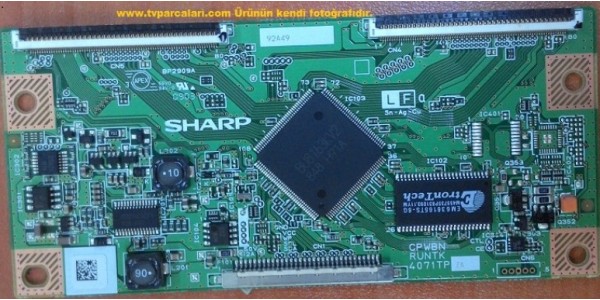 4071TP ZA, CPWBN, RUNTK, SHARP, PHİLİPS 32PFL5403D/12, T-CON BOARD